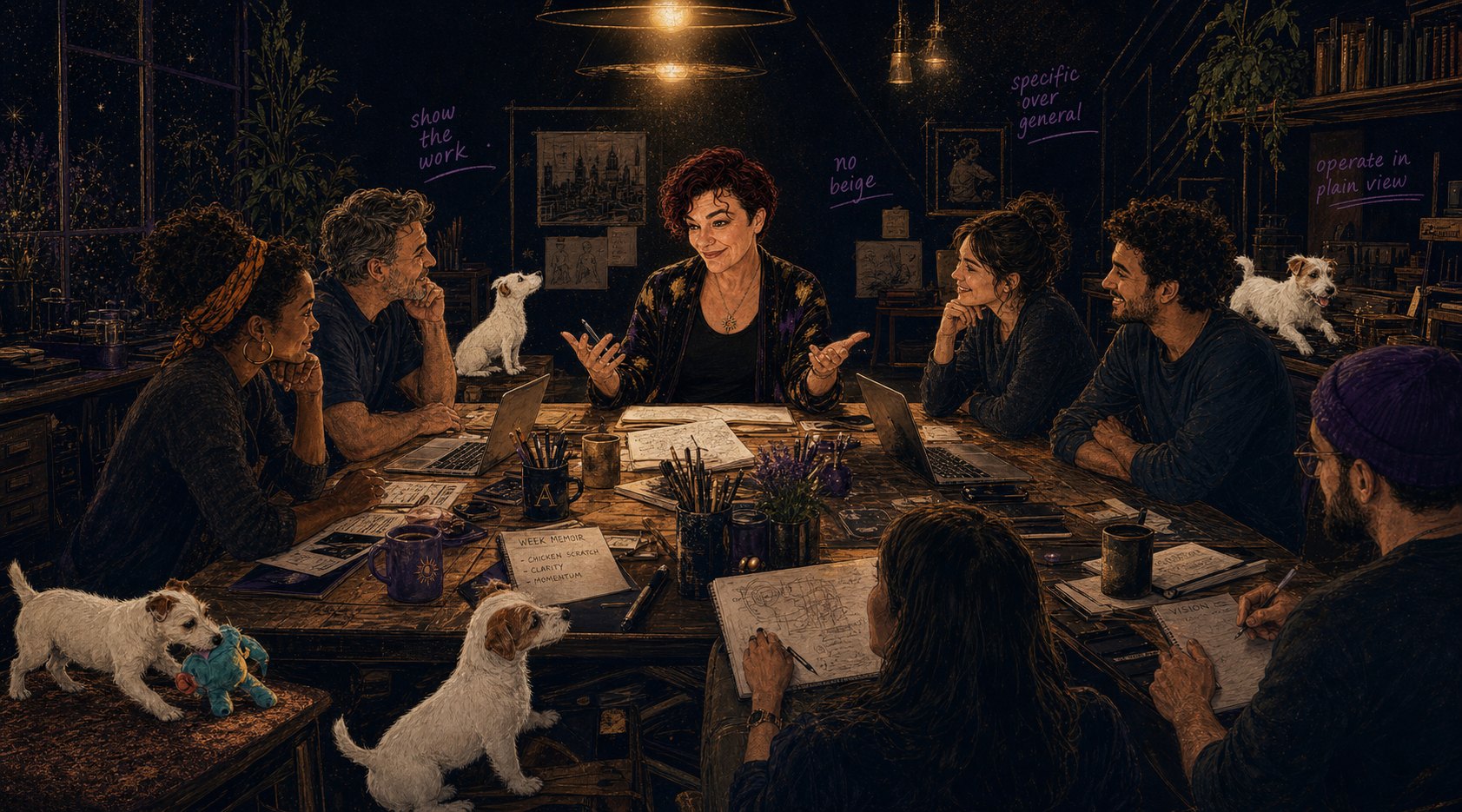 The A&I team in session